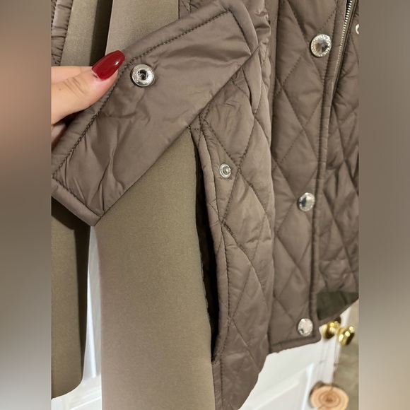 London Fog Hooded Side-Stretch Quilted Jacket NEVER WORN - Picture 5 of 12